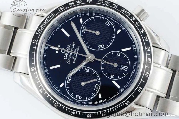0414 Speedmaster Racing Master SS HKF Best Edition Black Dial on SS Bracelet A Versatile 7810